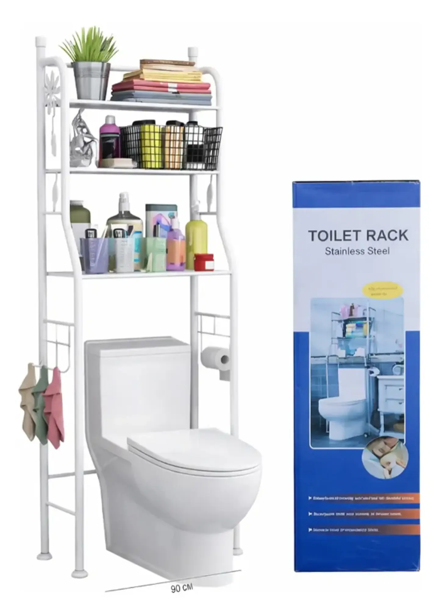 Rack organizador Baño 3 Niveles 1