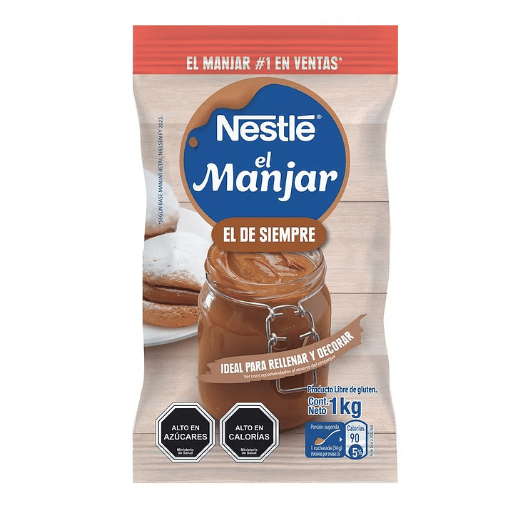 Manjar Nestlé El Manjar Clásico Bolsa 1 kg 1