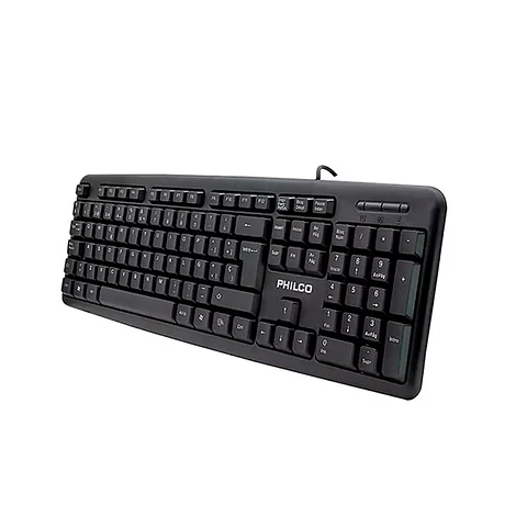 TECLADO PHILCO CON CABLE USB K51UP NEGRO