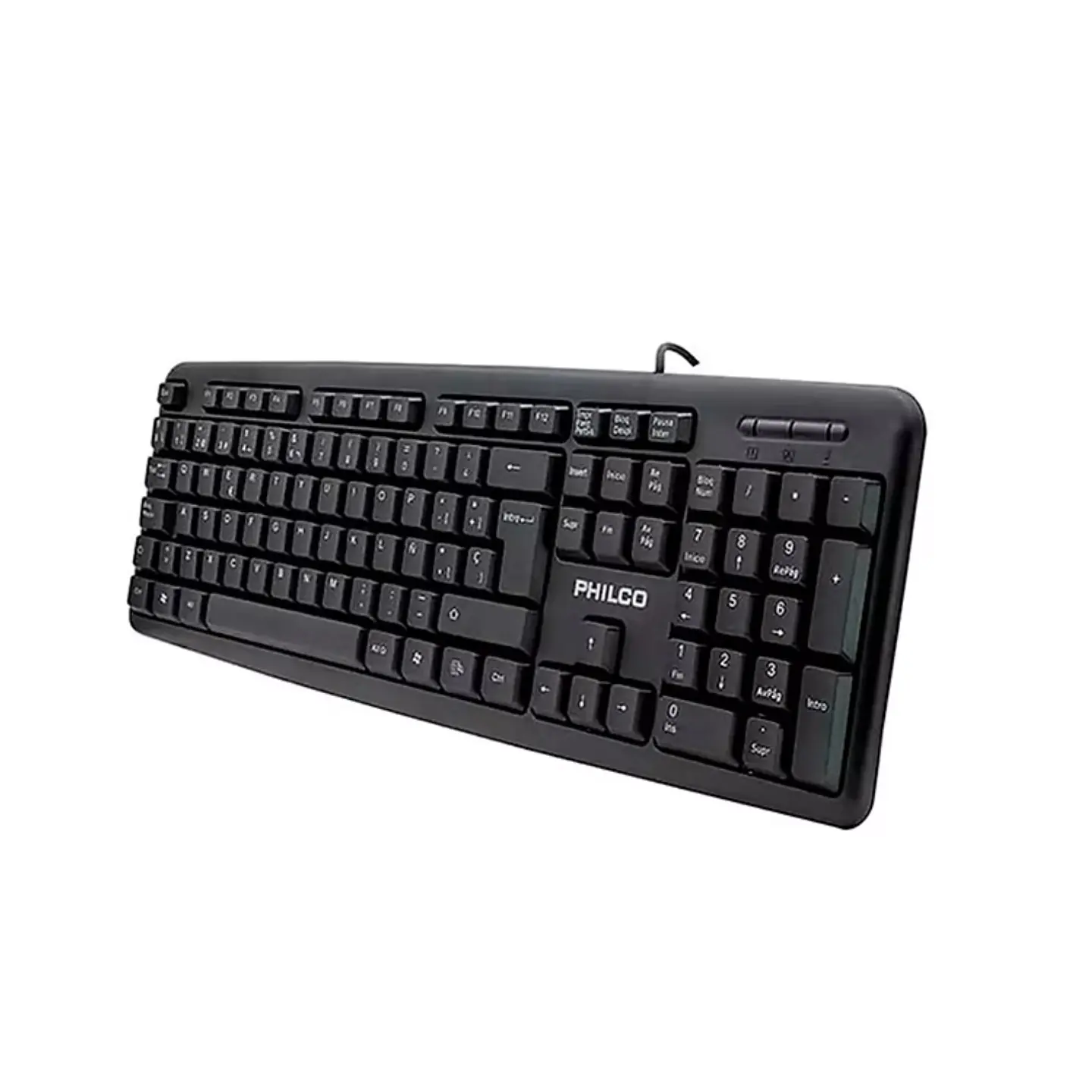 TECLADO PHILCO CON CABLE USB K51UP NEGRO 1