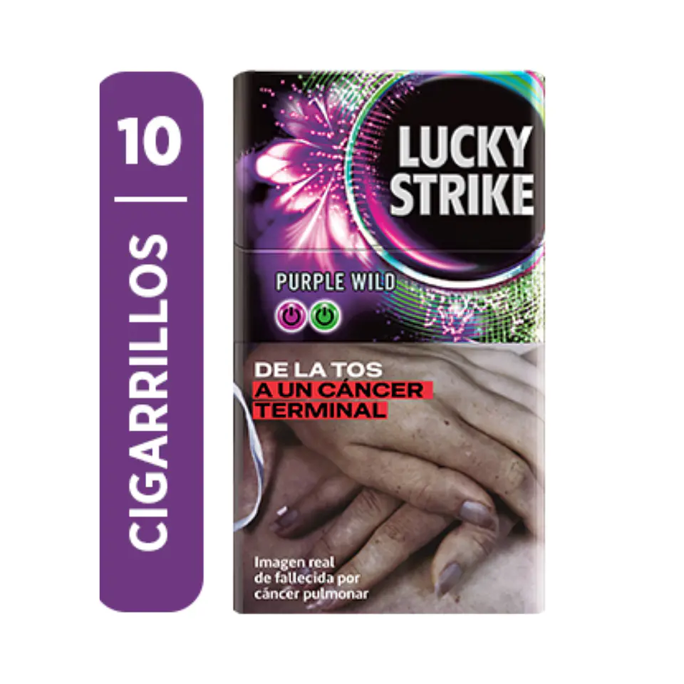 CIGARROS LUCKY STRIKE PURPLE WILD DE 10 1