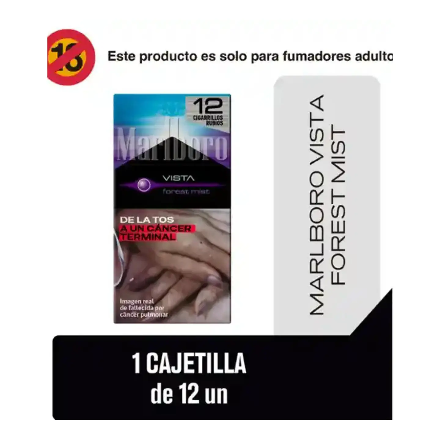 CIGARROS MARLBORO VISTA FOREST MIST DE 12 1
