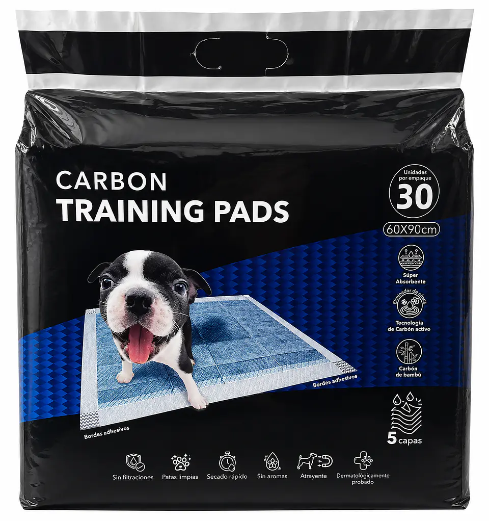 SABANILLA BUEN AMIGO  CON CARBON ACTIVADO 90X60CM 30 UNIDADES 1