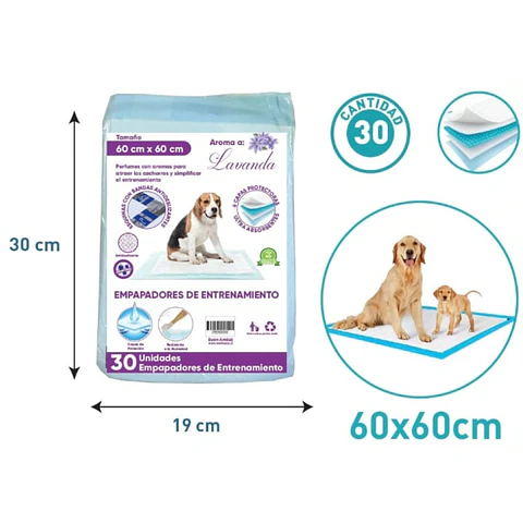 SABANILLA BUEN AMIGO AROMA A LAVANDA 60X60CM 30 UNIDADES