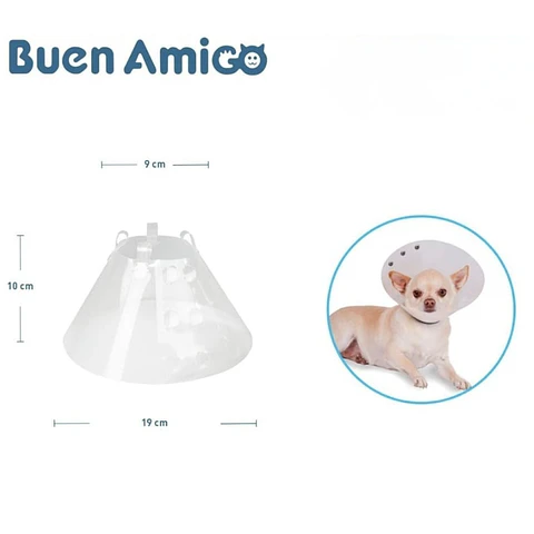 COLLAR ISABELINO BUEN AMIGO AJUSTABLE DE 9X10CM