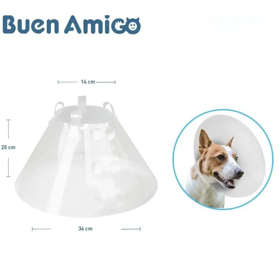 COLLAR ISABELINO BUEN AMIGO AJUSTABLE DE 14X20CM 1