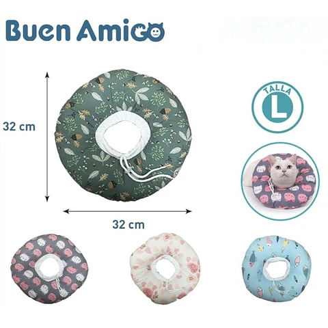 COLLAR ISABELINO REUTILIZABLE BUEN AMIGO TALLA L
