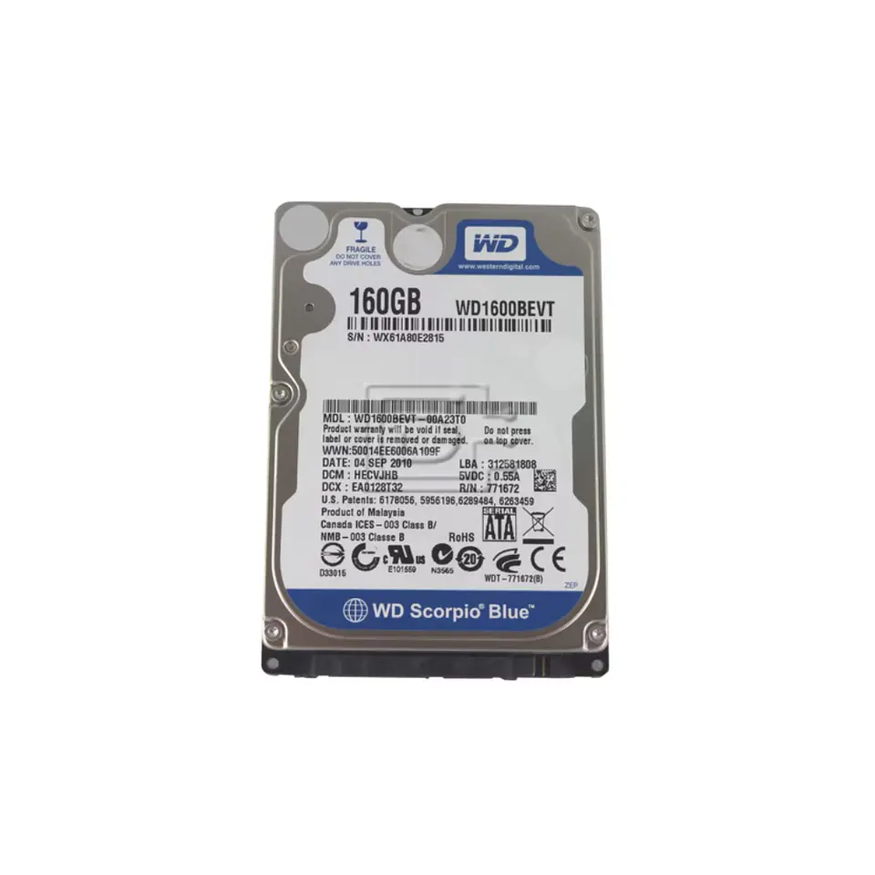 DISCO DURO 160GB 2.5