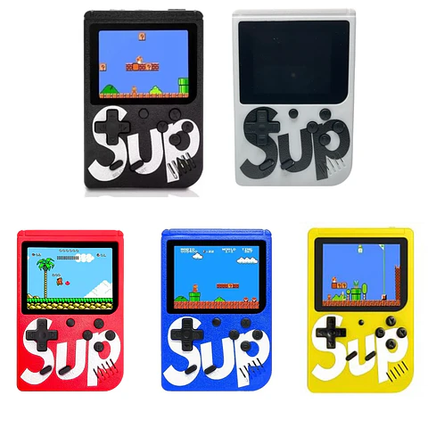 CONSOLA RETRO SUP 400 JUEGOS EN 1 RECARGADABLE