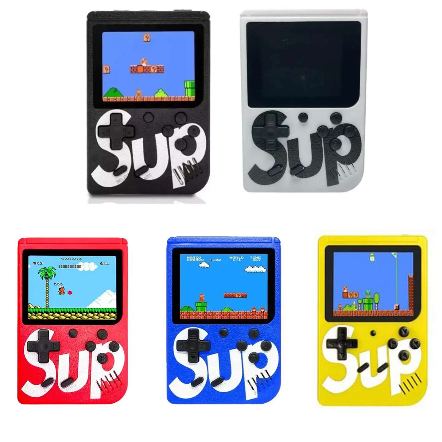 CONSOLA RETRO SUP 400 JUEGOS EN 1 RECARGADABLE 1
