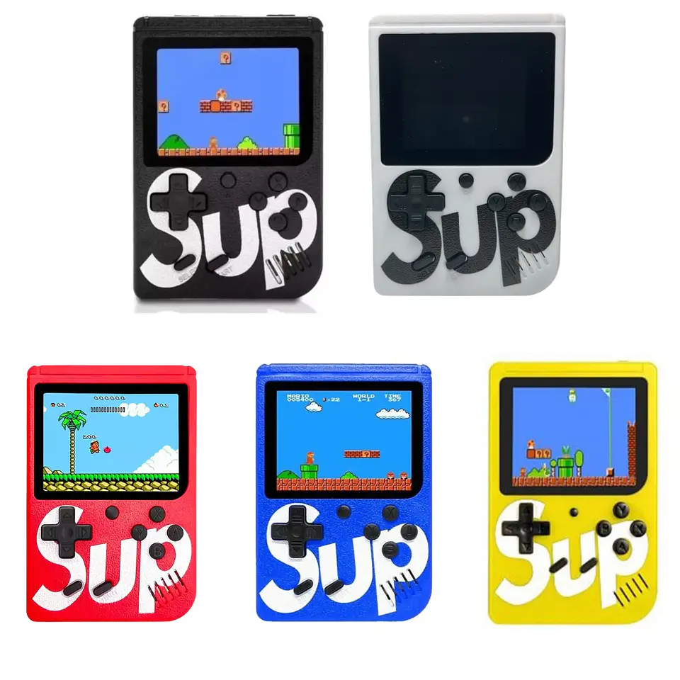 CONSOLA RETRO SUP 400 JUEGOS EN 1 RECARGADABLE 1