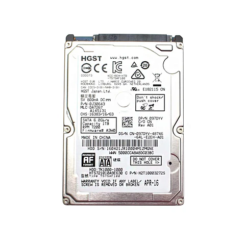 DISCO DURO 1TB 2.5" SATA 3 PARA NOTEBOOK Y DVR
