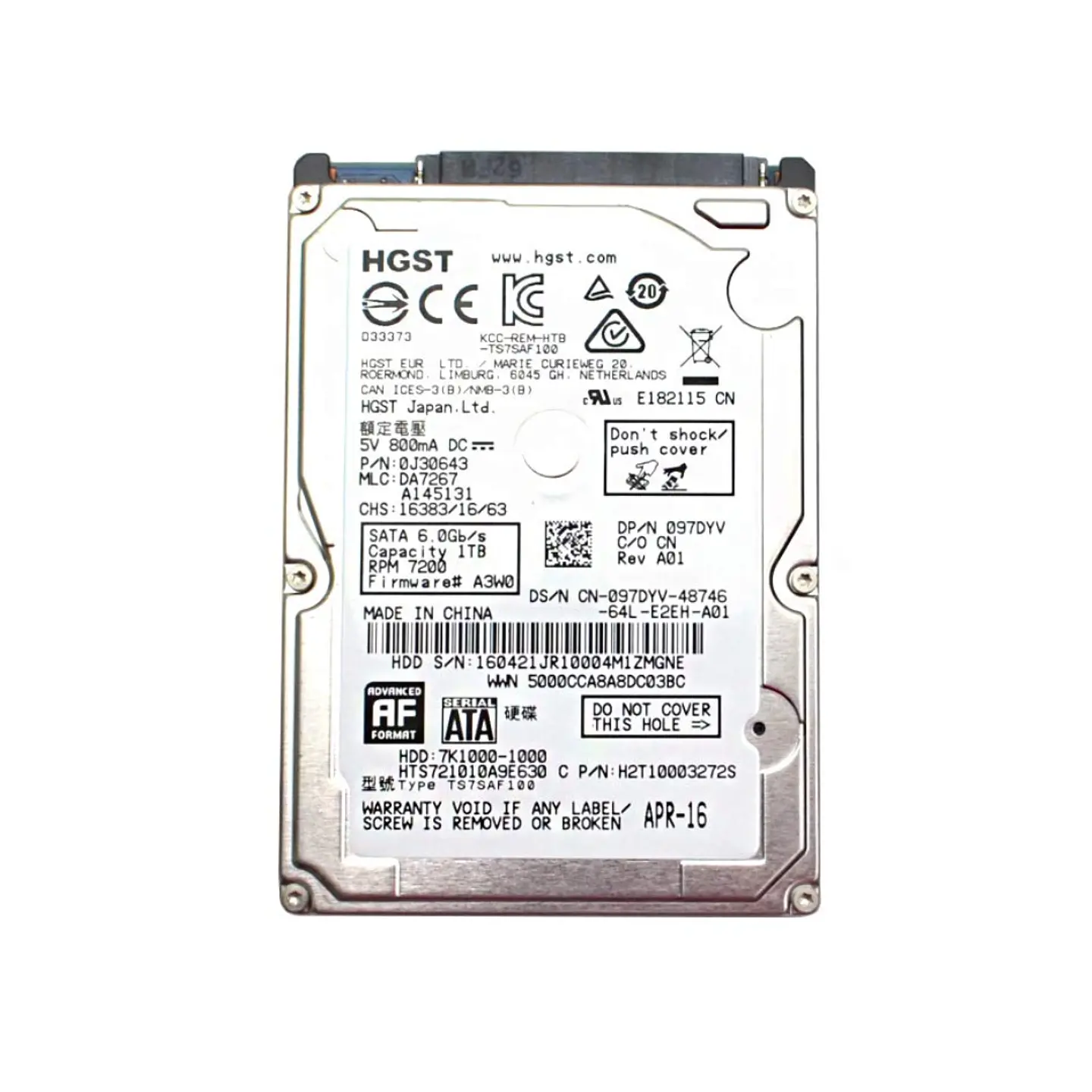 DISCO DURO 1TB 2.5