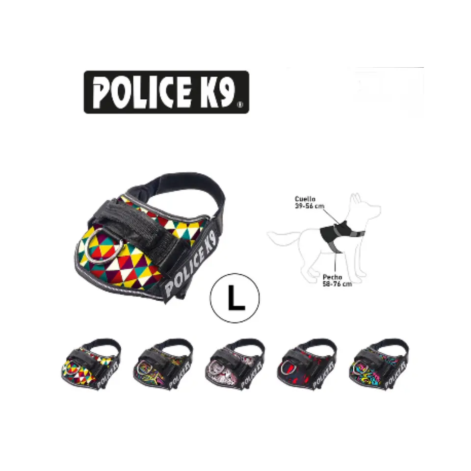 ARNES POLICE K9 CON DISEÑO COLORES 5
