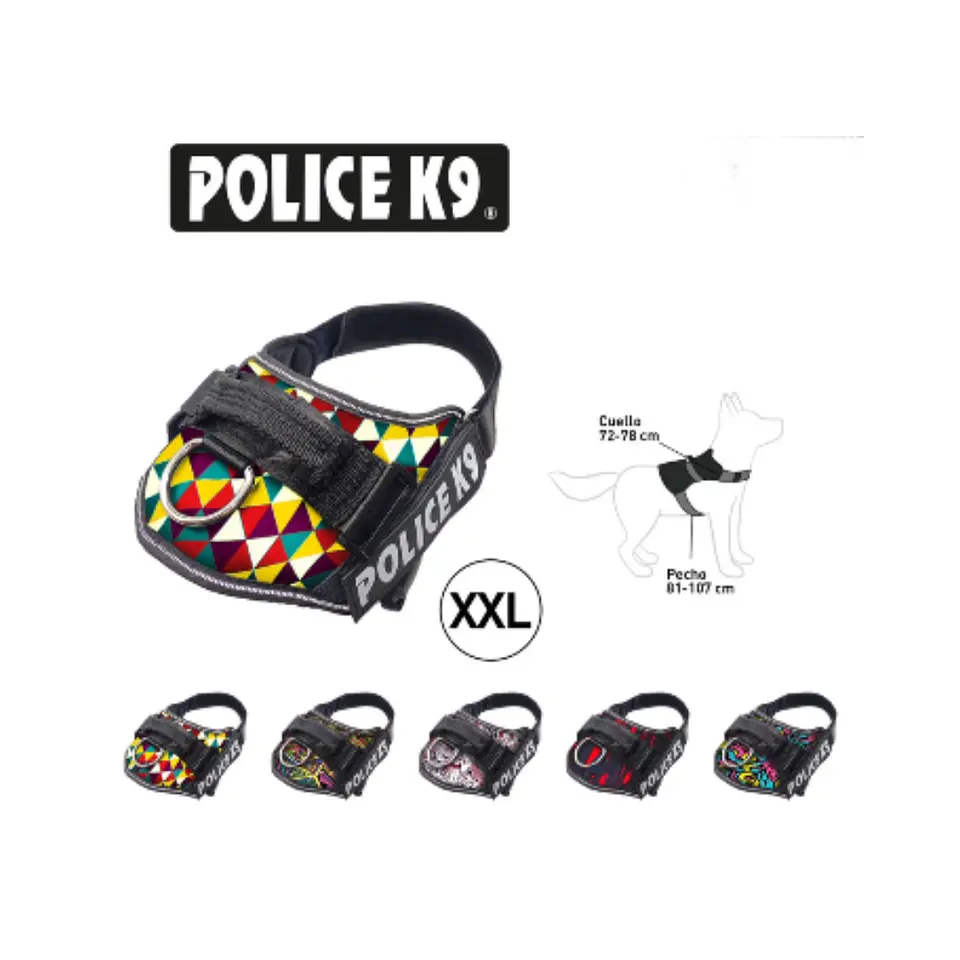 ARNES POLICE K9 CON DISEÑO COLORES 7