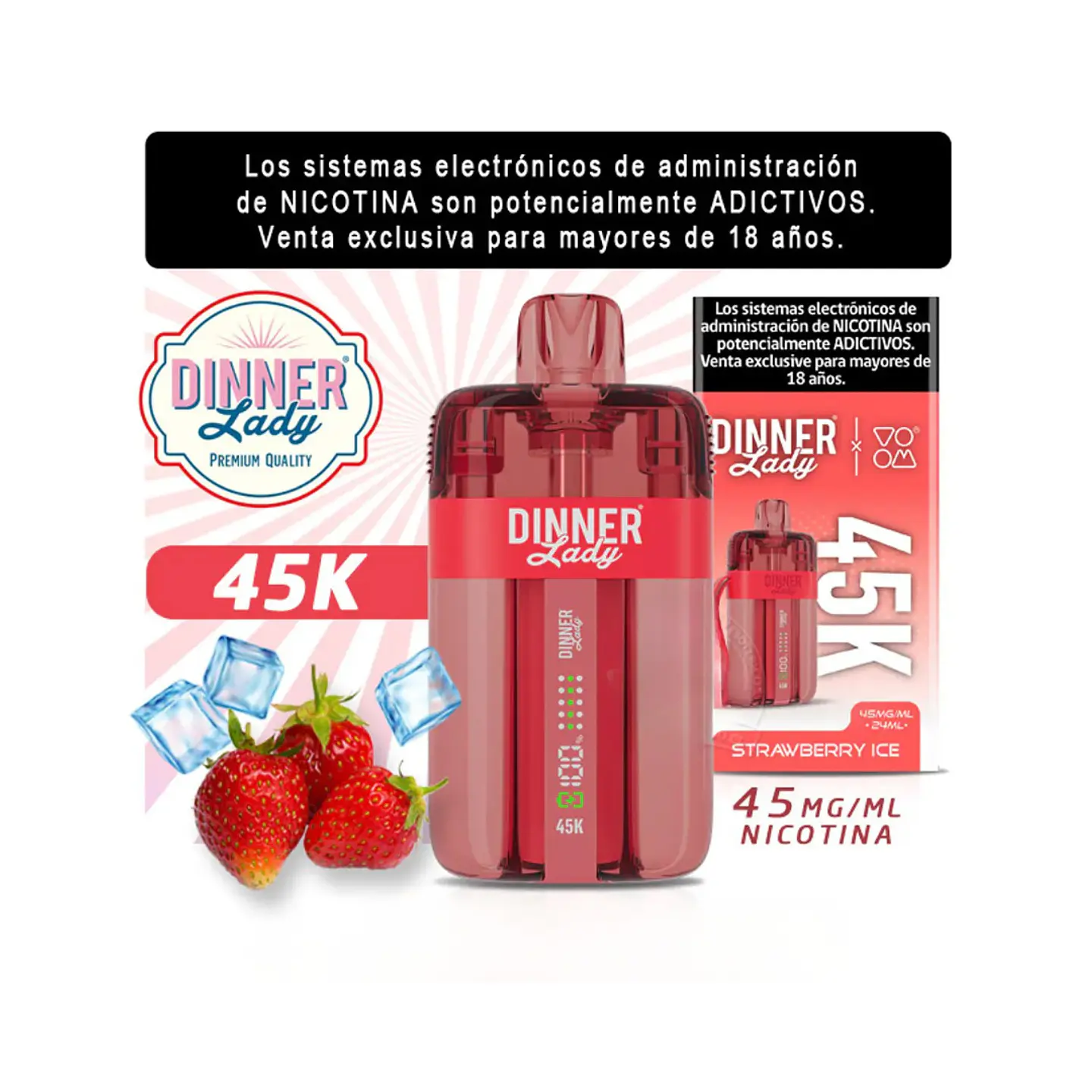 VAPER DINNER LADY 45K VARIEDADES 5