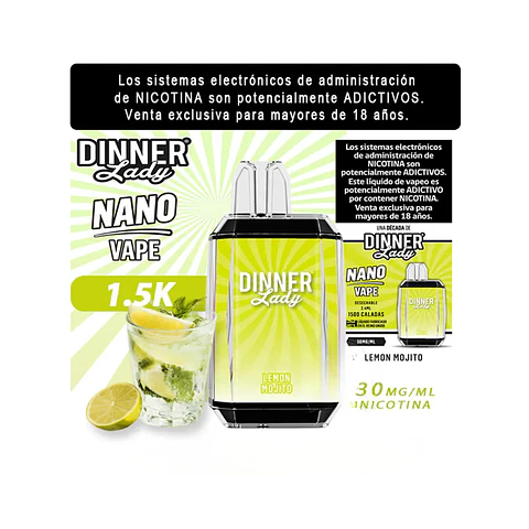 VAPER DINNER LADY NANO 1.5K VARIEDADES