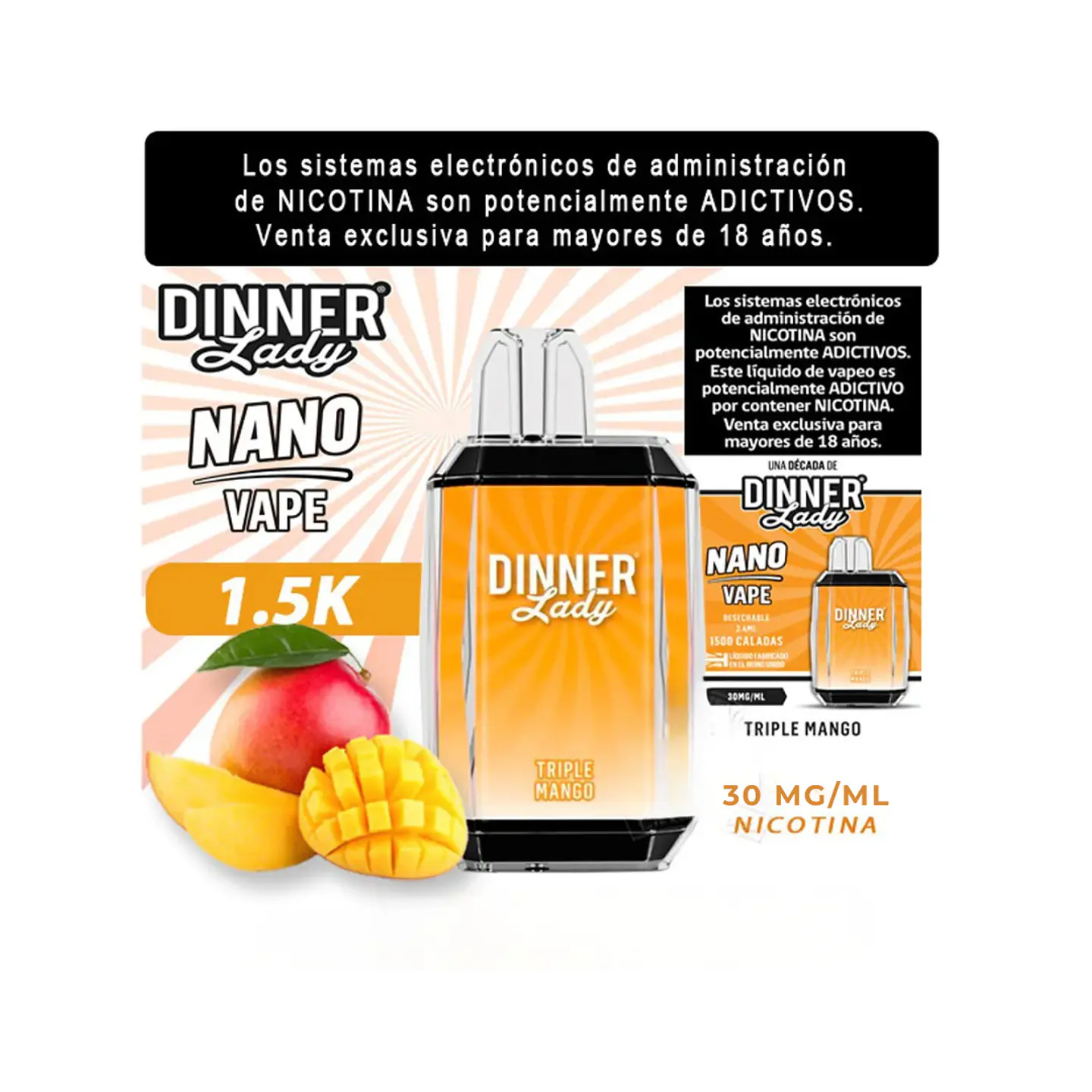 VAPER DINNER LADY NANO 1.5K VARIEDADES 5