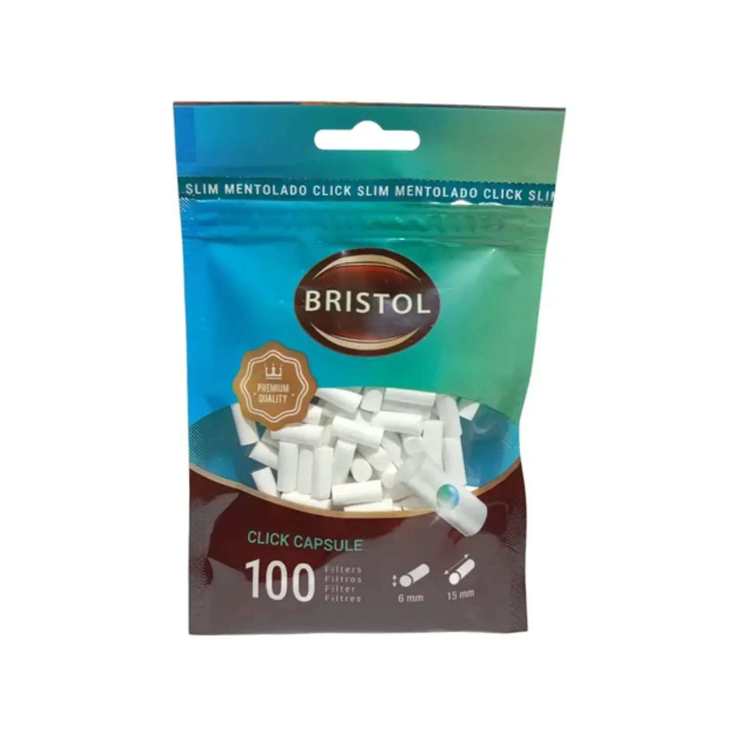 FILTROS BRISTOL CLICK SLIM MENTOLADO 2