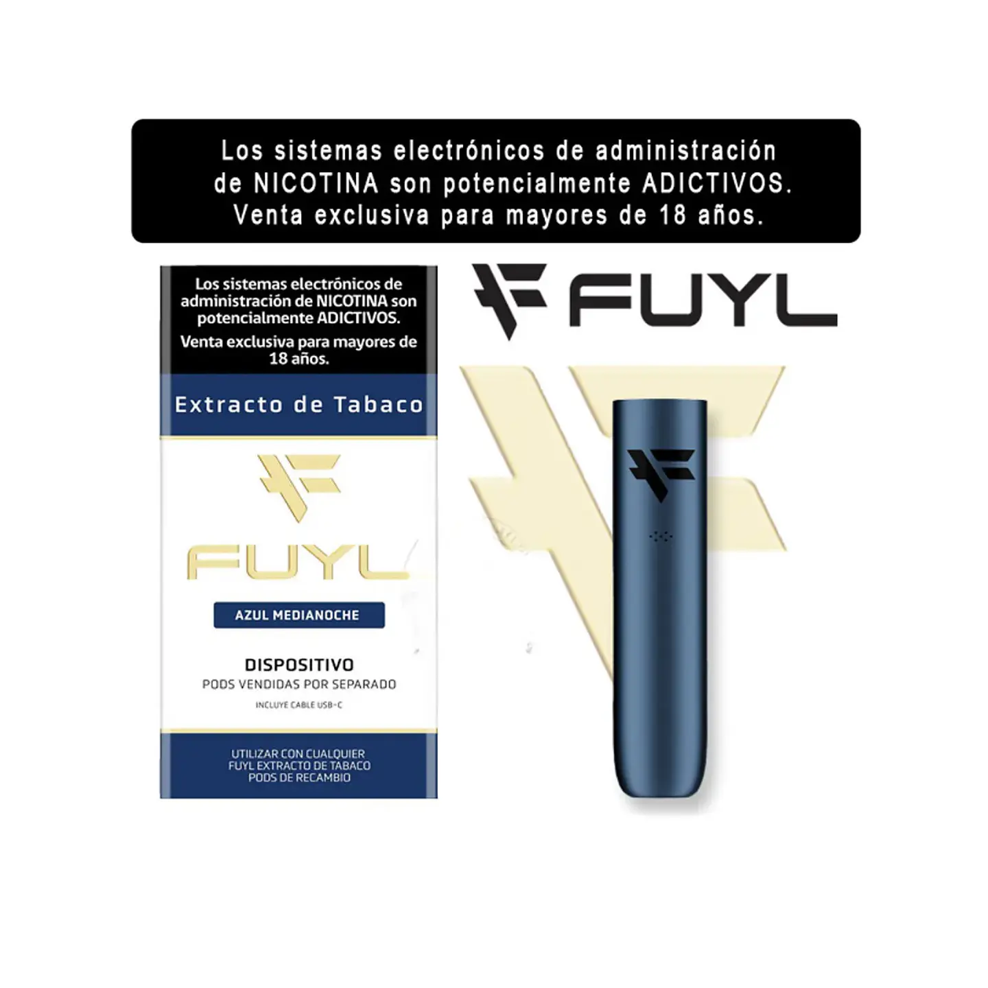 VAPER DINNER LADY FUYL DE EXTRACTO DE TABACO RECARGABLE 1
