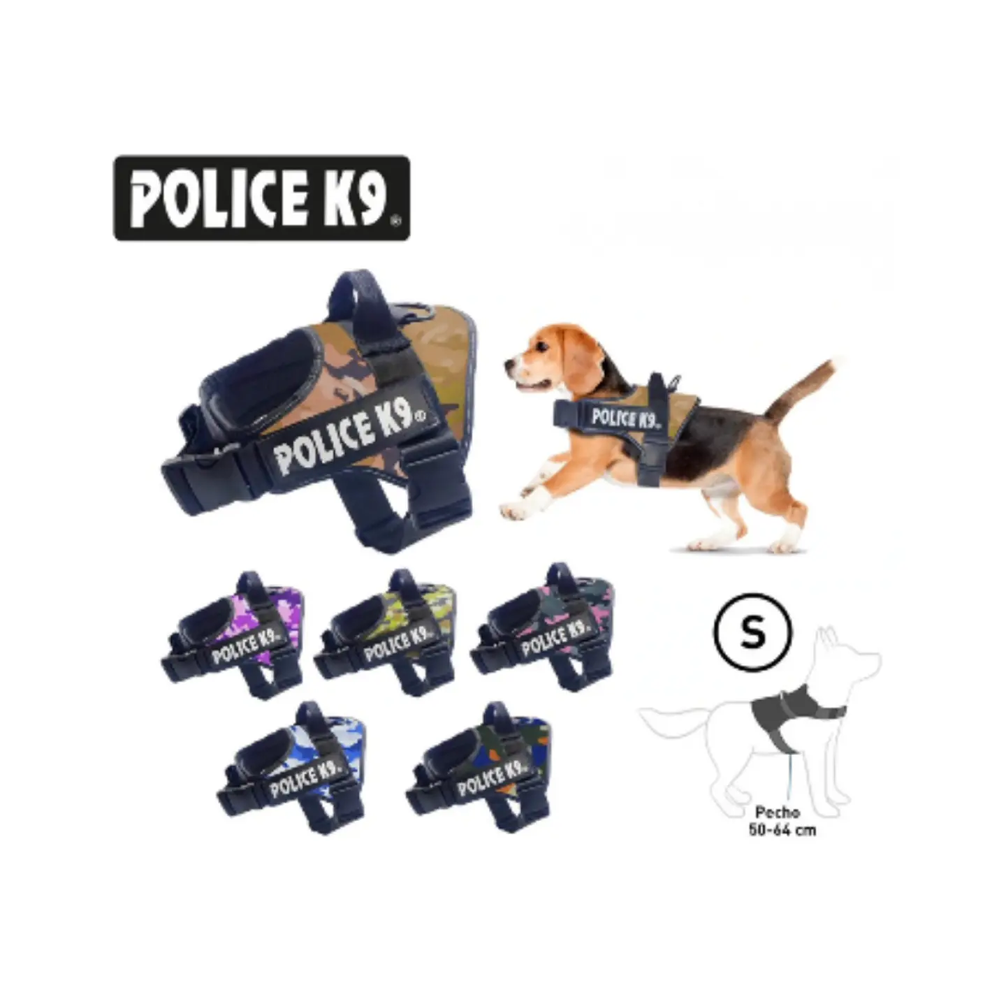 ARNES POLICE K9 DISEÑO MILITAR 2