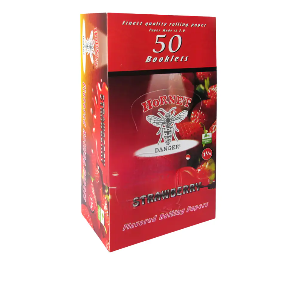 PAPELILLOS HORNET FRUTILLA DE 1 1/4 1