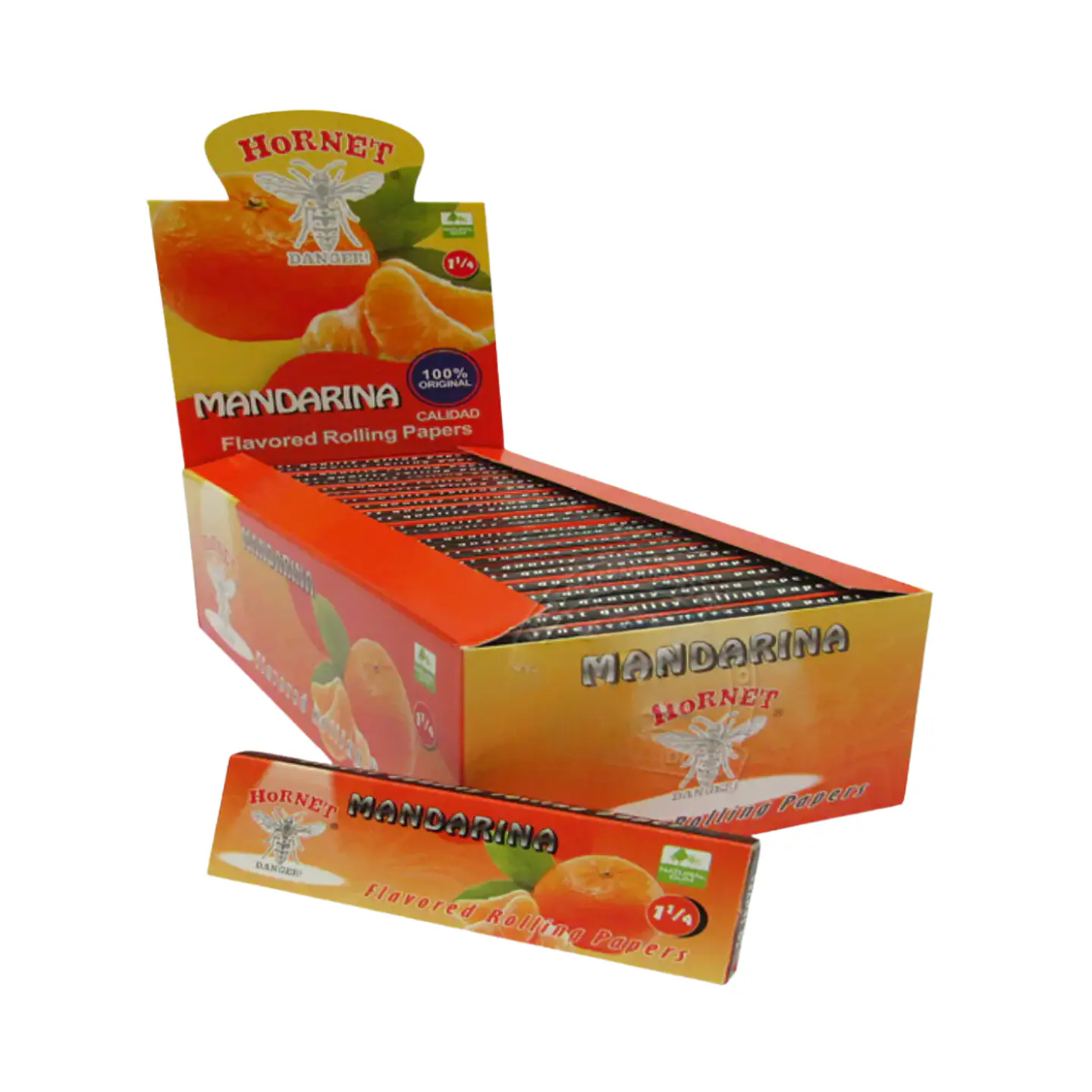 PAPELILLOS HORNET MANDARINA DE 1 1/4 1