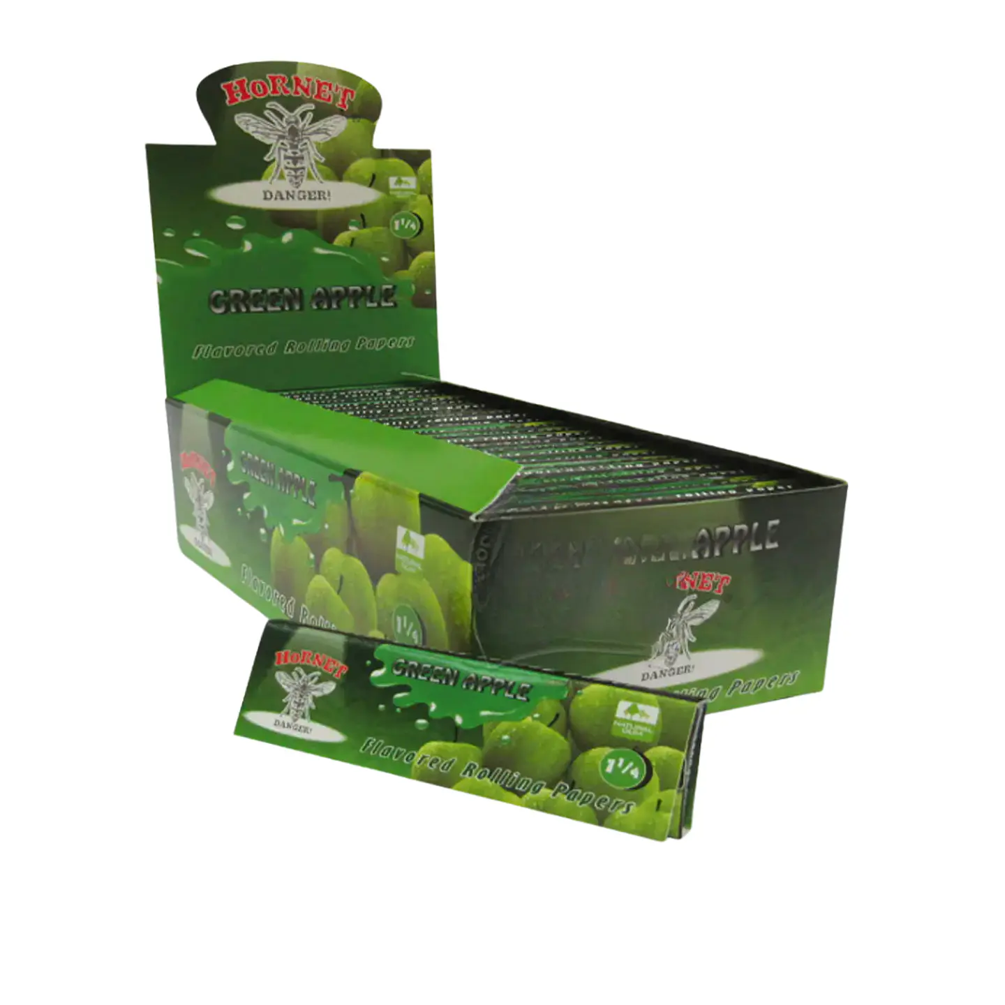PAPELILLOS HORNET MANZANA VERDE DE 1 1/4 1