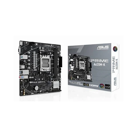 PLACA MADRE ASUS PRIME A620M-K AM5 MATX 2XDDR5
