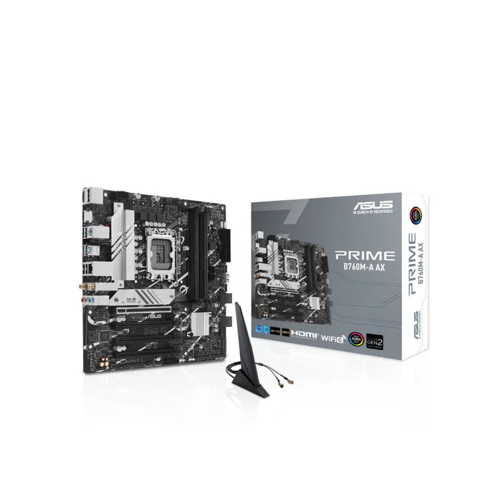 PLACA MADRE ASUS PRIME B760M-A AX6 II LGA1700 DDR5 WI-FI 6 1
