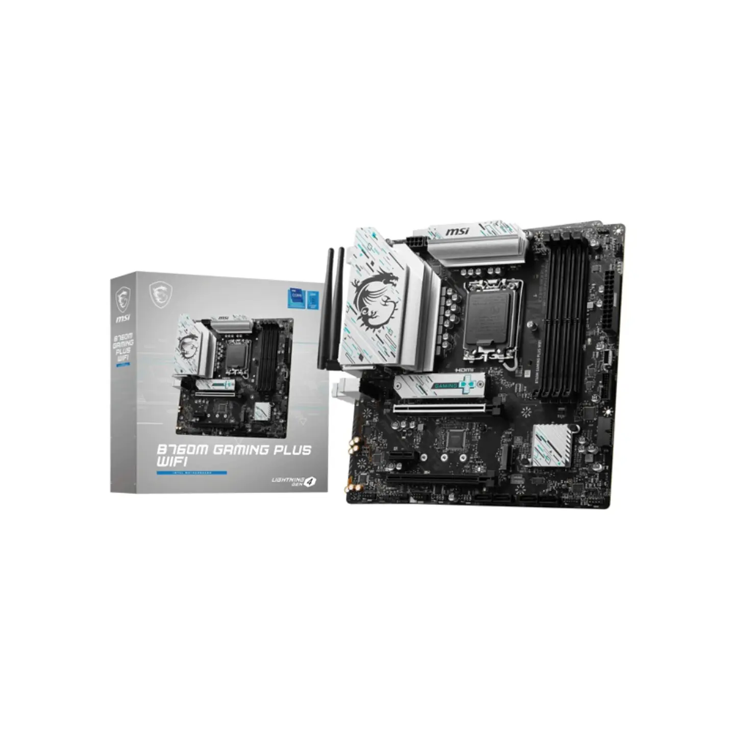 PLACA MADRE MSI B760M GAMING PLUS WIFI DDR5 LGA1700 1