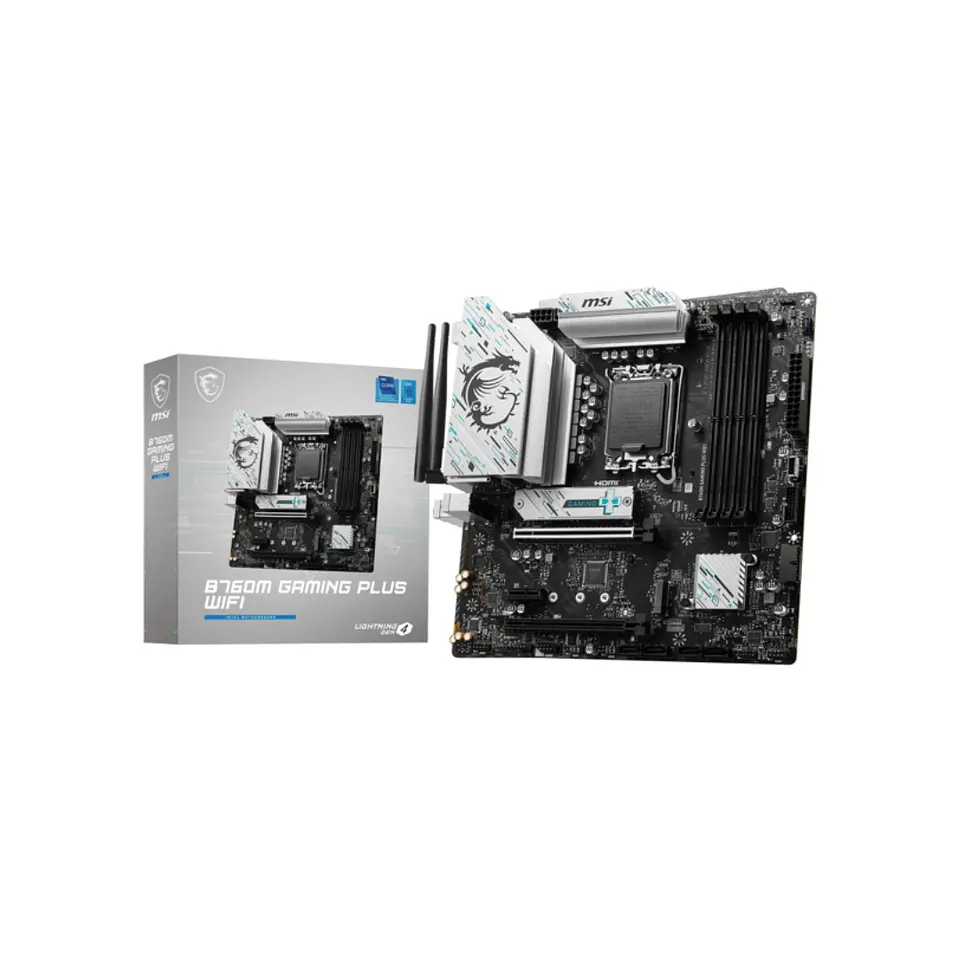 PLACA MADRE MSI B760M GAMING PLUS WIFI DDR5 LGA1700 1