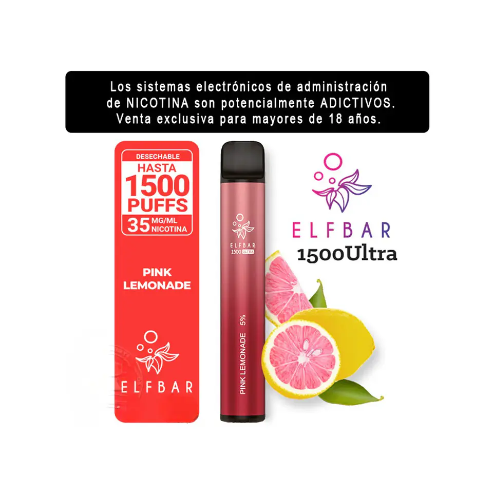 VAPER ELFBAR 1.5K ULTRA VARIEDADES 2