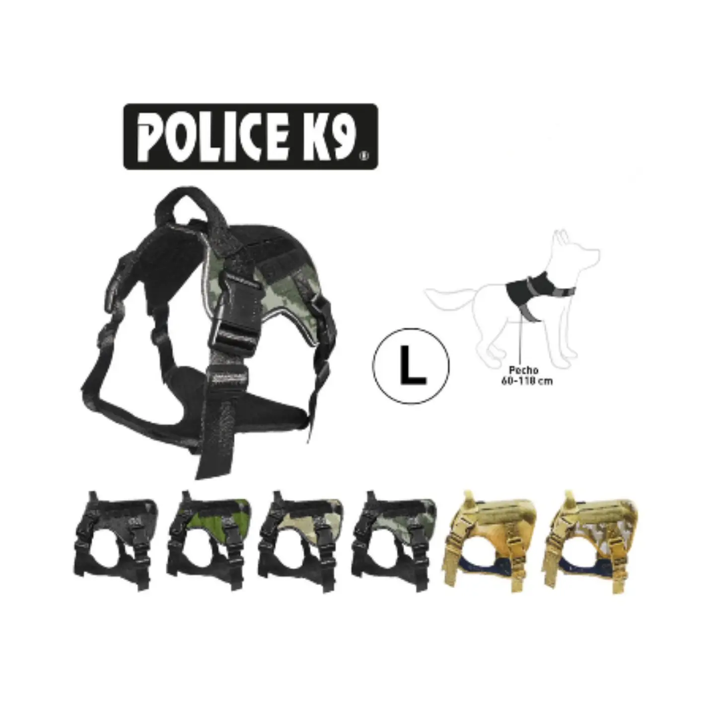 ARNES POLICE K9 PECHERA MILITAR 4