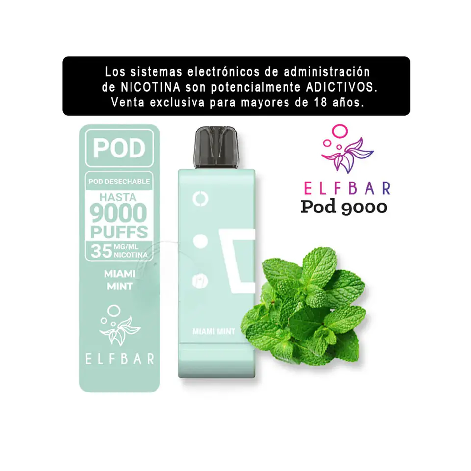 RECARGA ELFBAR VAPER KIT9000 DE 9000 PUFFS VARIEDADES 3