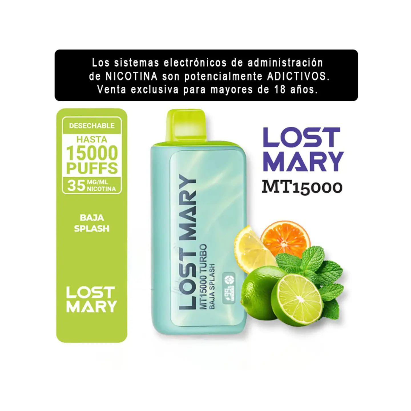 VAPER LOST MARY TURBO 15K VARIEDADES 1