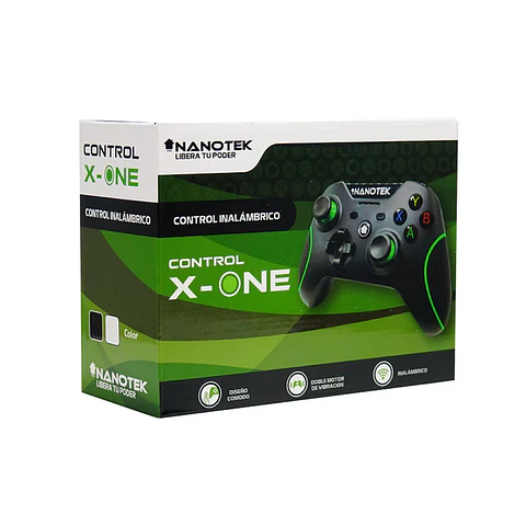 CONTROL INALAMBRICO NANOTEK PARA XBOX Y PC