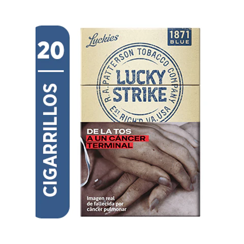 CIGARROS LUCKY STRIKE PATTERSON BLUE DE 20