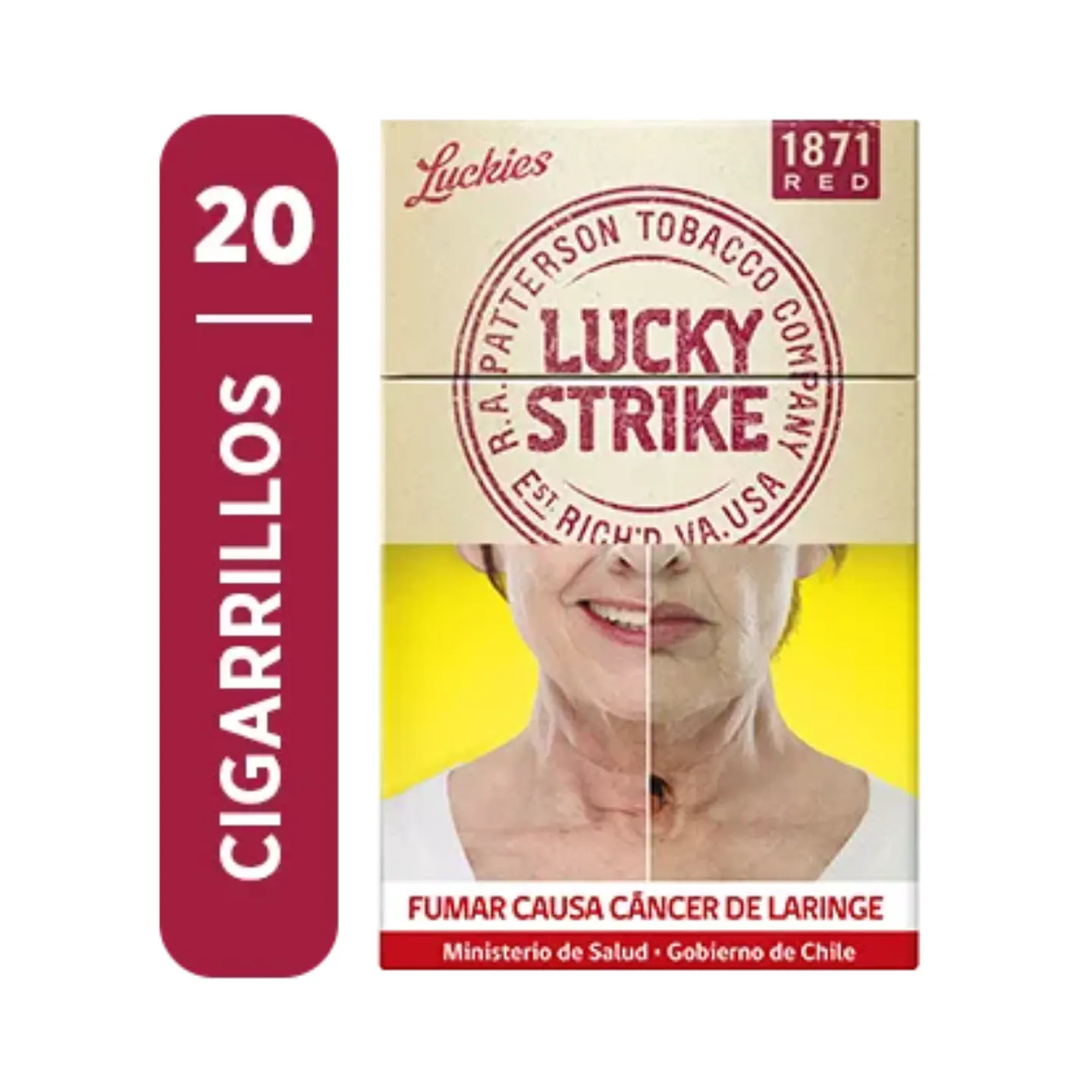 CIGARROS LUCKY STRIKE PATTERSON RED DE 20 1