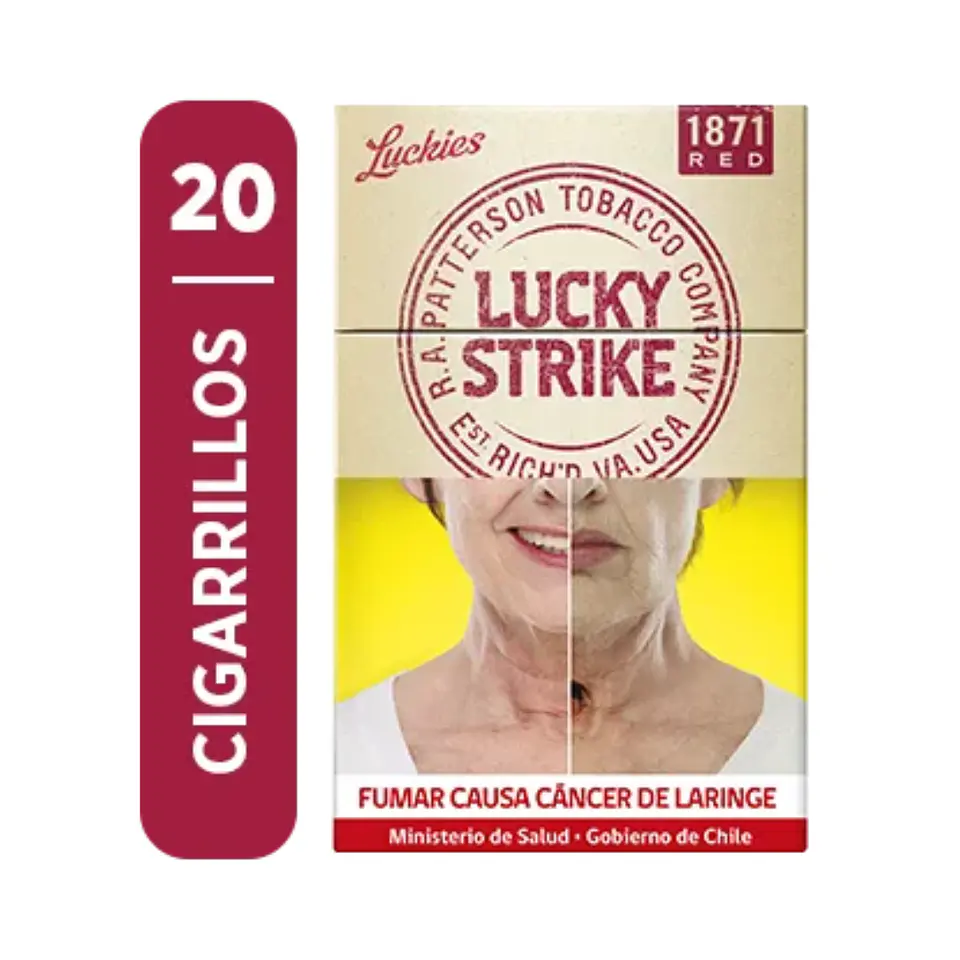 CIGARROS LUCKY STRIKE PATTERSON RED DE 20 1