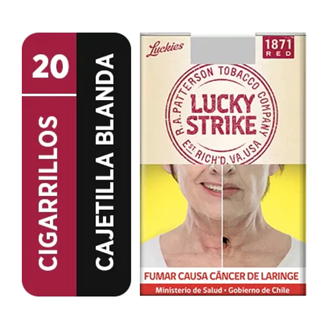CIGARROS LUCKY STRIKE PATTERSON RED SOFT DE 20