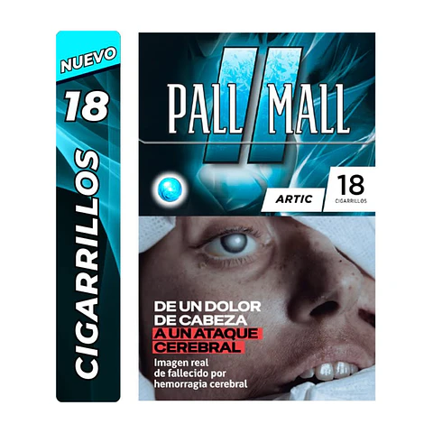 CIGARROS PALL MALL ARTIC DE 18
