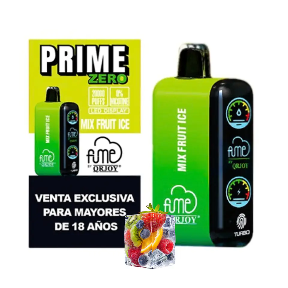 VAPER FUME PRIME ZERO NICOTINA 20K VARIEDADES 5