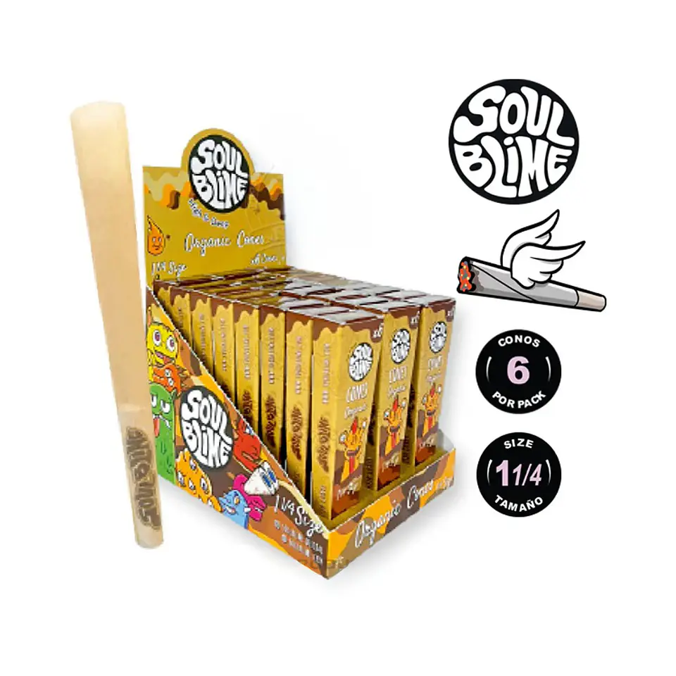 SET 6 CONOS SOULBLIME ORGANICO DE 1 1/4 1