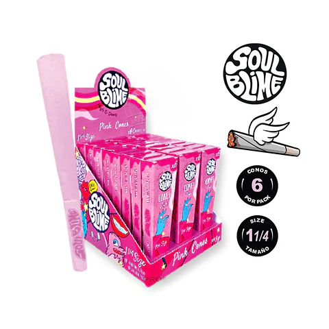 SET 6 CONOS SOULBLIME PINK DE 1 1/4