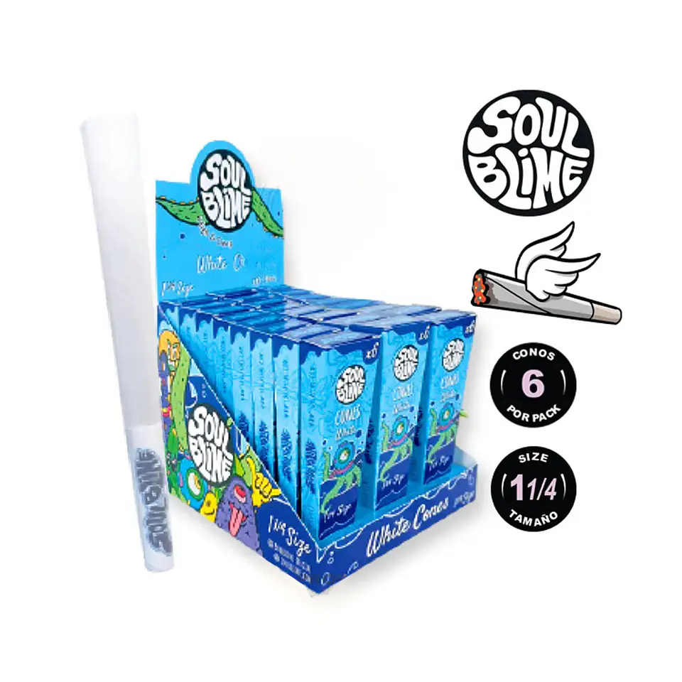 SET 6 CONOS SOULBLIME WHITE DE 1 1/4 1