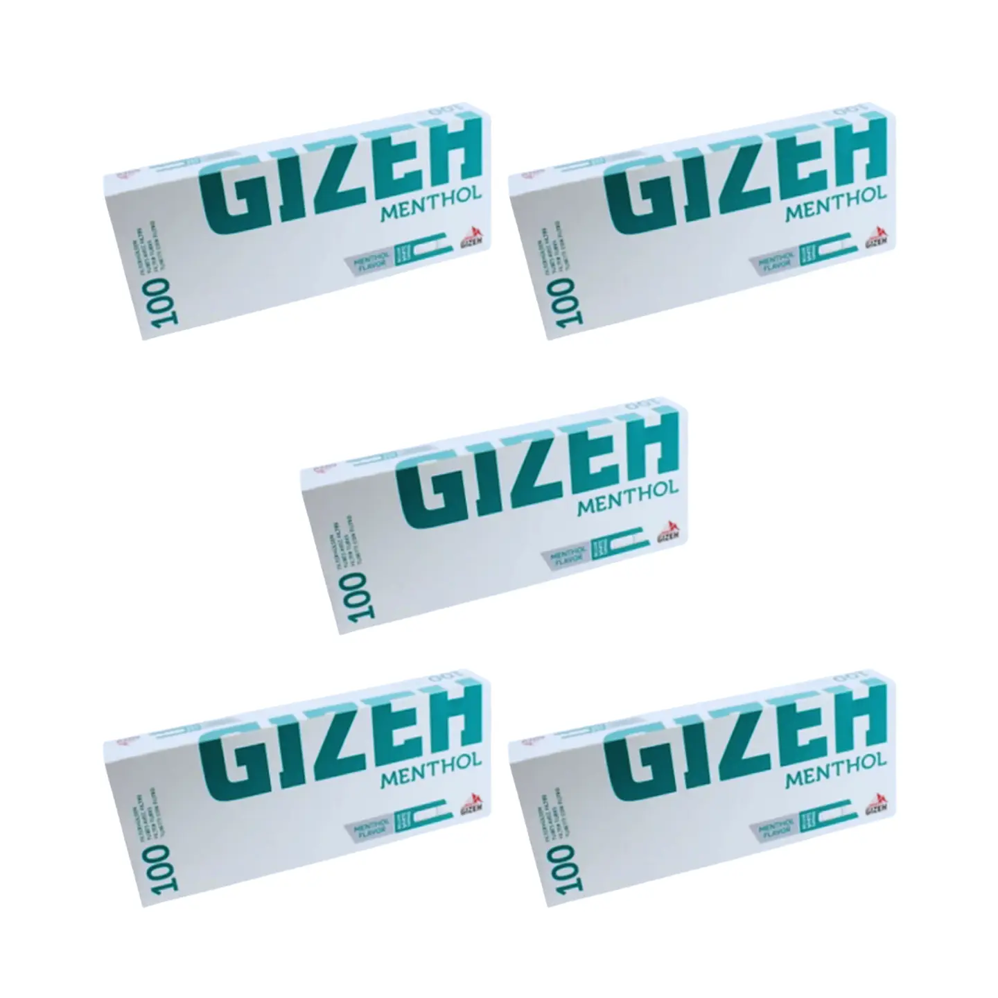 TUBOS GIZEH MENTHOL DE 100 1