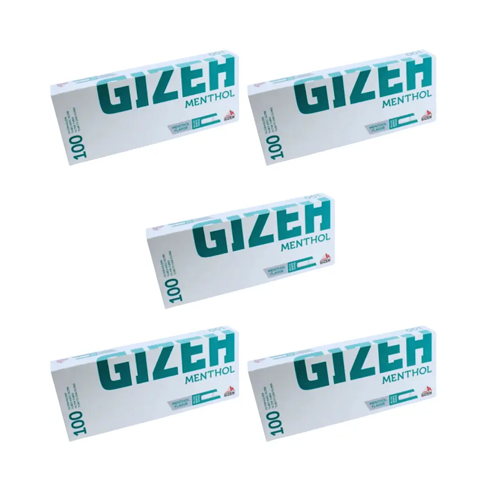 TUBOS GIZEH MENTHOL DE 100 1