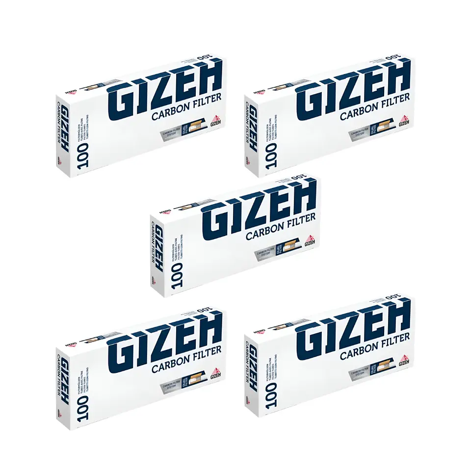 TUBOS GIZEH CARBON ACTIVADO DE 100 1