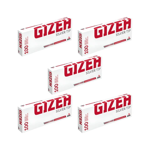 TUBOS GIZEH SILVER DE 100